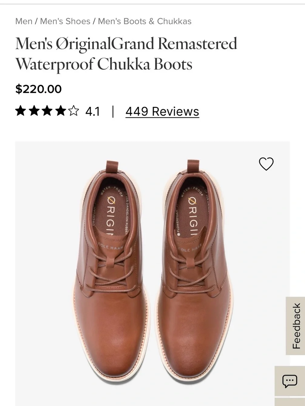 Cole Haan we kept